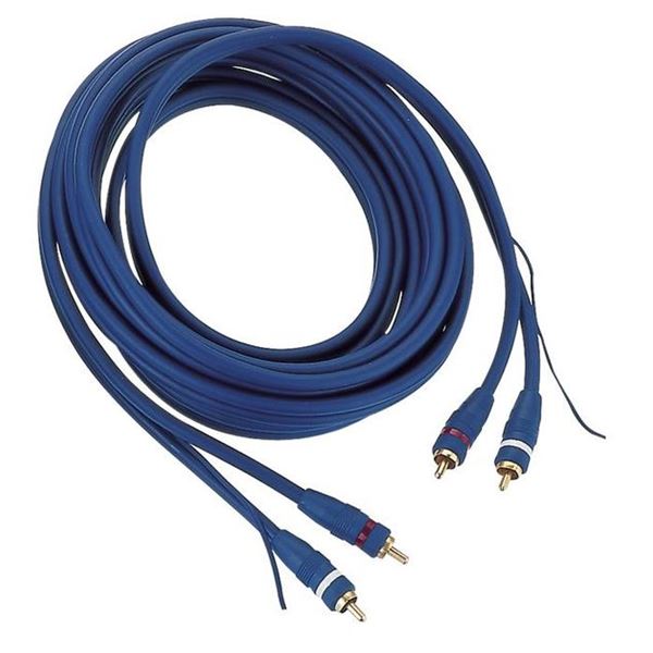 Câble audio RCA / RCA plaqué or double blindage 0,5 m
