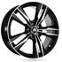 Jante aluminium Racer 17 pouces Noir Brillant Face Polie