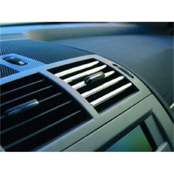5 bandes chromées pour grilles aération