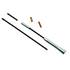 Antenne radio aluminium 3 parties 27,5 cm