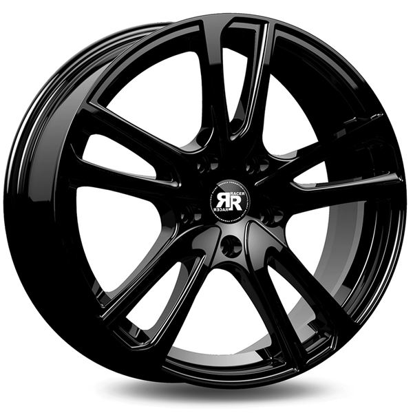 Jante aluminium Racer 18 pouces Noir Brillant
