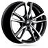 Jante aluminium Racer 16 pouces Noir Face Polie