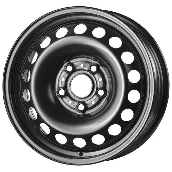 Jante tôle Volkswagen 15 pouces Noire