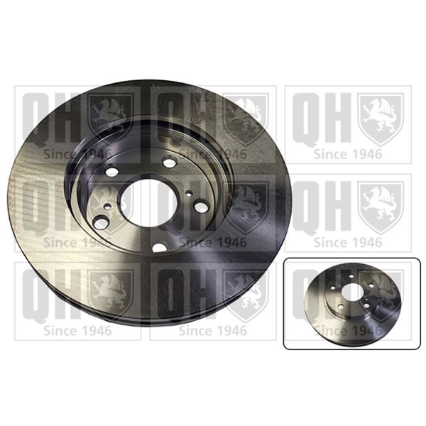 1 disque de frein avant Quinton Hazell BDC6120