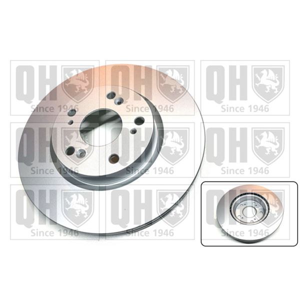 1 disque de frein avant Quinton Hazell BDC6122