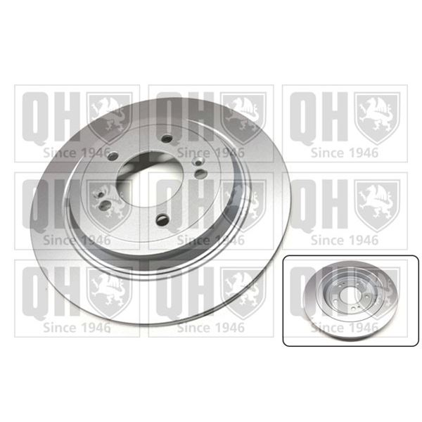 1 disque de frein arrière Quinton Hazell BDC6170