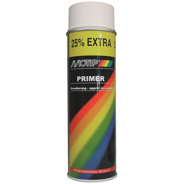 Aérosol apprêt blanc MOTIP 500 ml