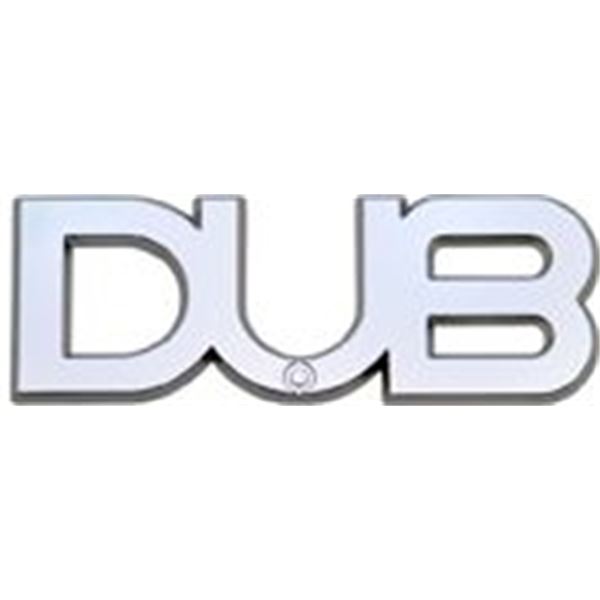 Adhésif emblême Dub chrome