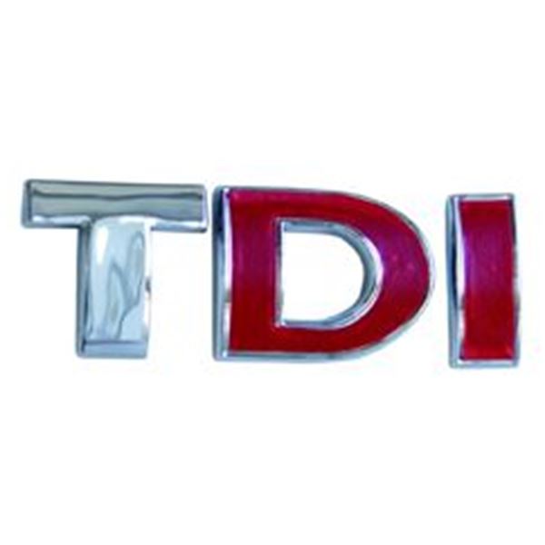 Sticker carrosserie emblême TDI chrome