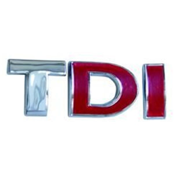 Sticker carrosserie emblême TDI chrome
