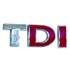 Sticker carrosserie emblême TDI chrome