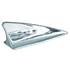 Antenne Shark factice chromée longue