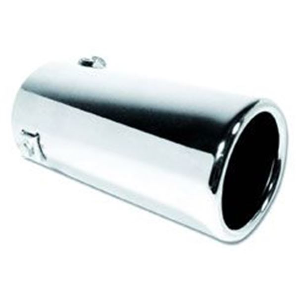 Sortie d'échappement inox sportive ronde