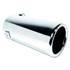 Sortie d'échappement inox sportive ronde