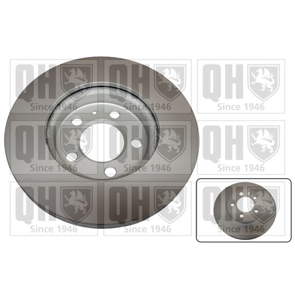 1 disque de frein avant Quinton Hazell BDC6181