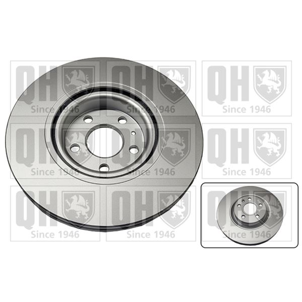 1 disque de frein avant Quinton Hazell BDC6176