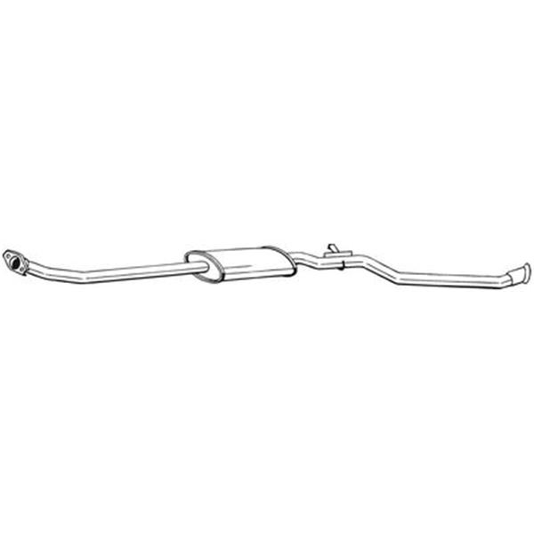 1 silencieux d'échappement intermédiaire Bosal 290153