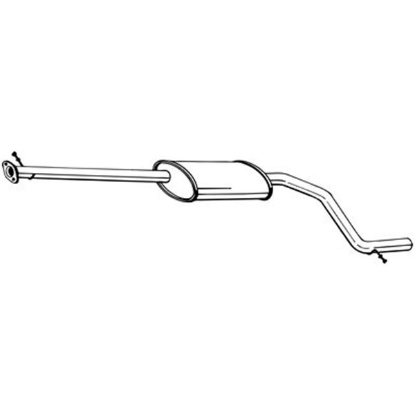 1 silencieux d'échappement intermédiaire Bosal 285061
