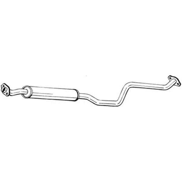 1 silencieux d'échappement intermédiaire Bosal 285069