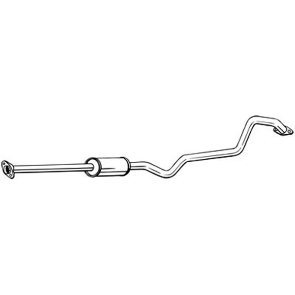 1 silencieux d'échappement intermédiaire Bosal 288063