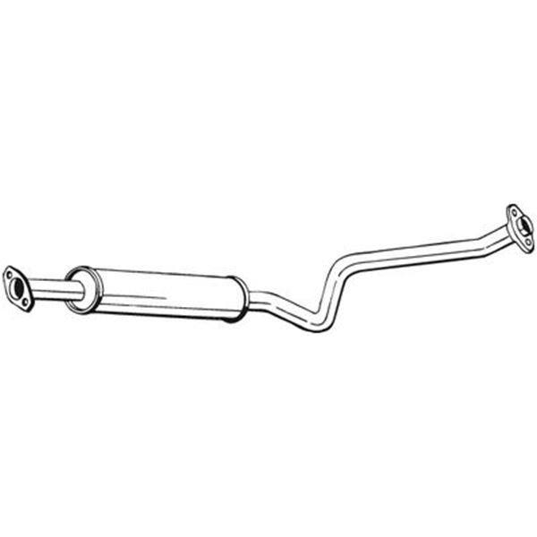 1 silencieux d'échappement intermédiaire Bosal 284099