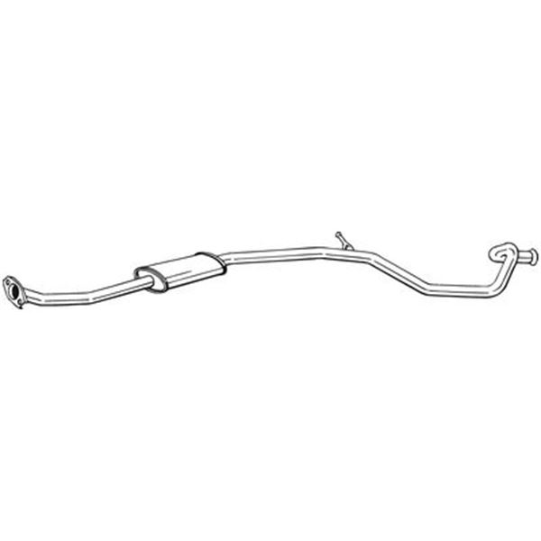 1 silencieux d'échappement intermédiaire Bosal 293403