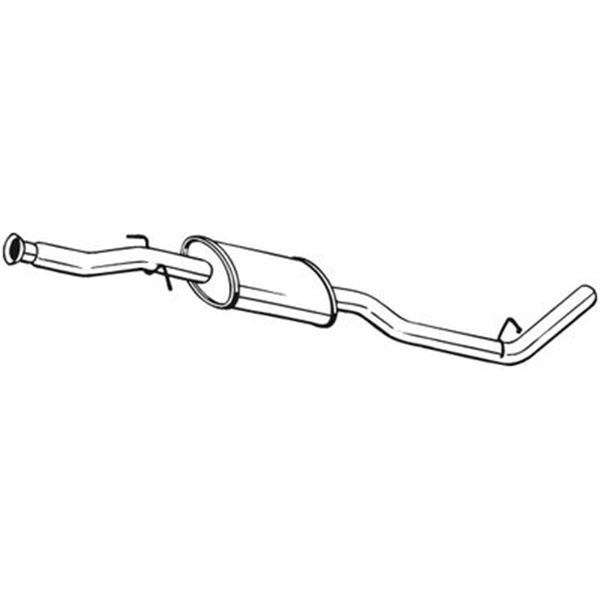 1 silencieux d'échappement intermédiaire Bosal 279701