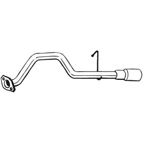 1 tuyau d'échappement Bosal 790101