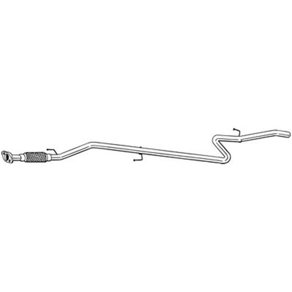 1 tuyau d'échappement Bosal 975381