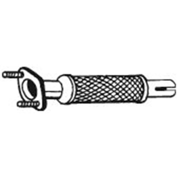 1 tuyau d'échappement Bosal 703379