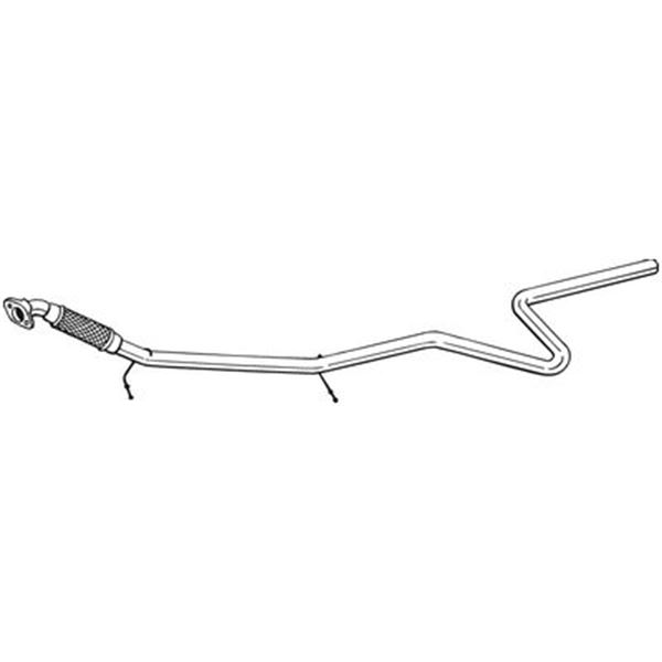 1 tuyau d'échappement Bosal 965129