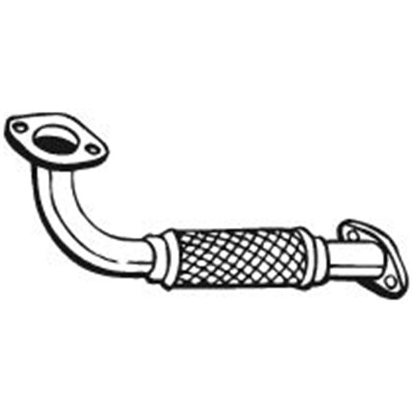 1 tuyau d'échappement Bosal 703115