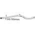 1 tuyau d'échappement Bosal 889535