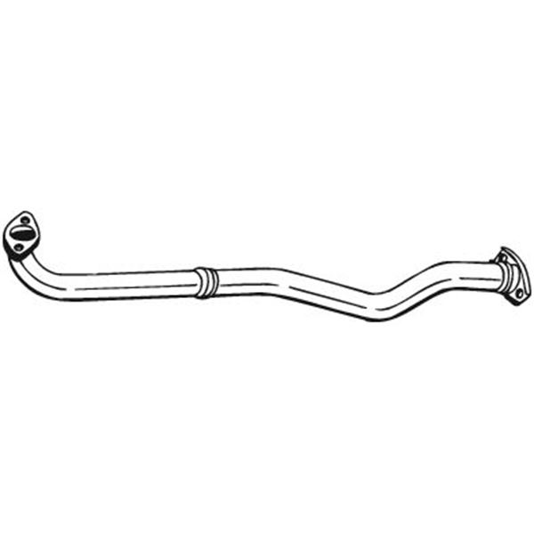 1 tuyau d'échappement Bosal 753075