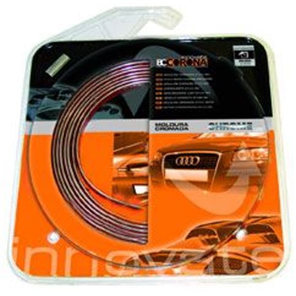 Bande chromée adhésive pour voiture 21 mm x 5 m