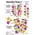 Sticker carrosserie Cadox kit fleurs violet / vert x8