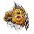 Sticker carrosserie tattoo bulldog Cadox