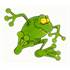 Sticker carrosserie car tattoo grenouille