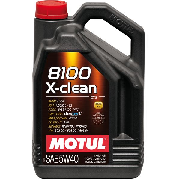 Huile moteur MOTUL 8100 X-Clean C3 5W40 5L