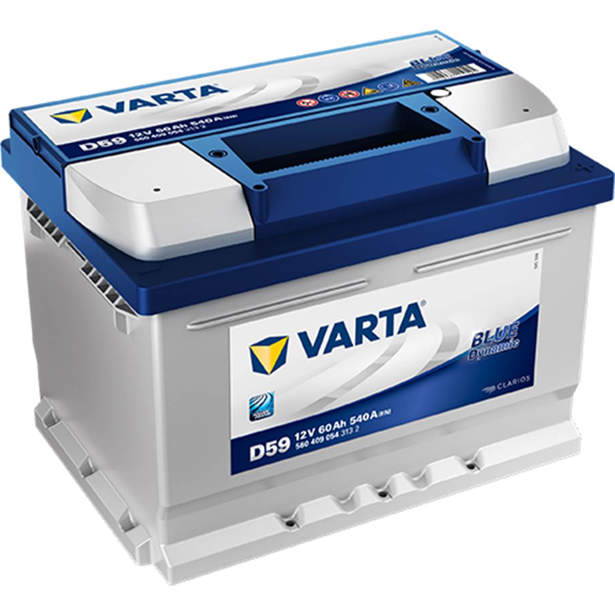 Batterie Voiture Varta D59 - 60ah / 540a - 12v