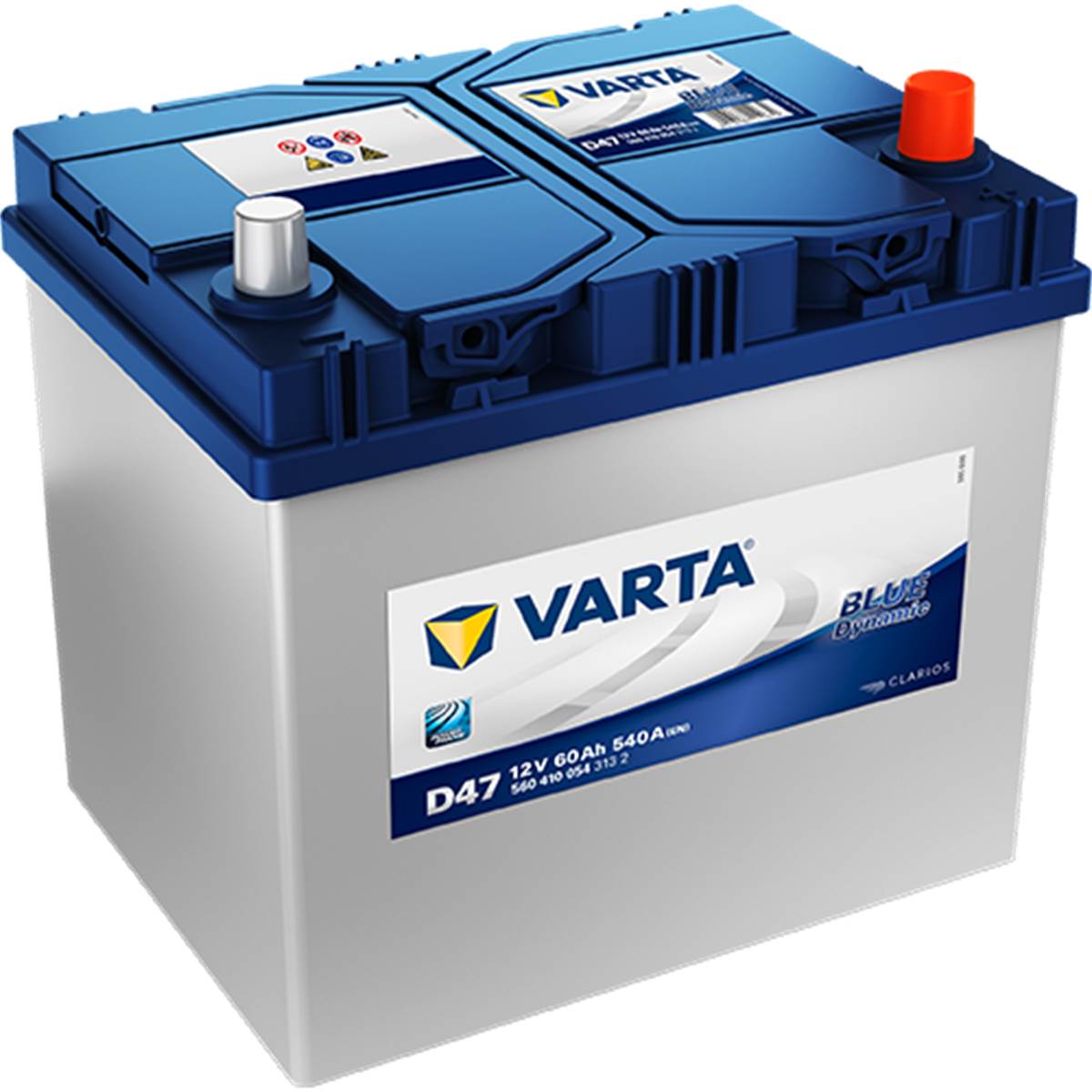 Batterie Voiture Varta D47 - 60ah / 540a - 12v