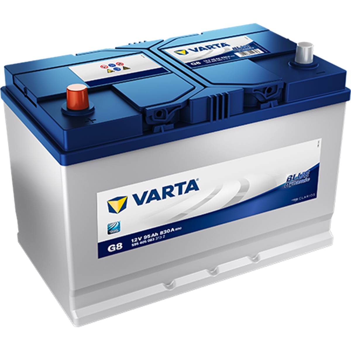 Batterie Voiture Varta G8 - 95ah / 830a - 12v