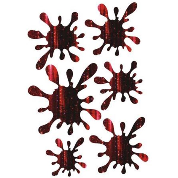 Adhésif Cadox pailleté Splash rouge