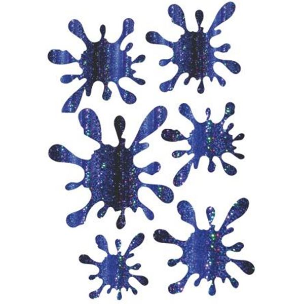 Adhésif Cadox pailleté Splash bleu