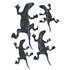 Adhésif Cadox pailleté Lézard noir