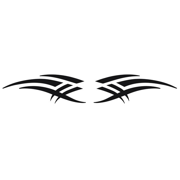 Autocollant voiture wings Cadox