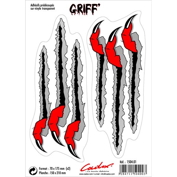 Adhésif Cadox Griff' 150x210mm