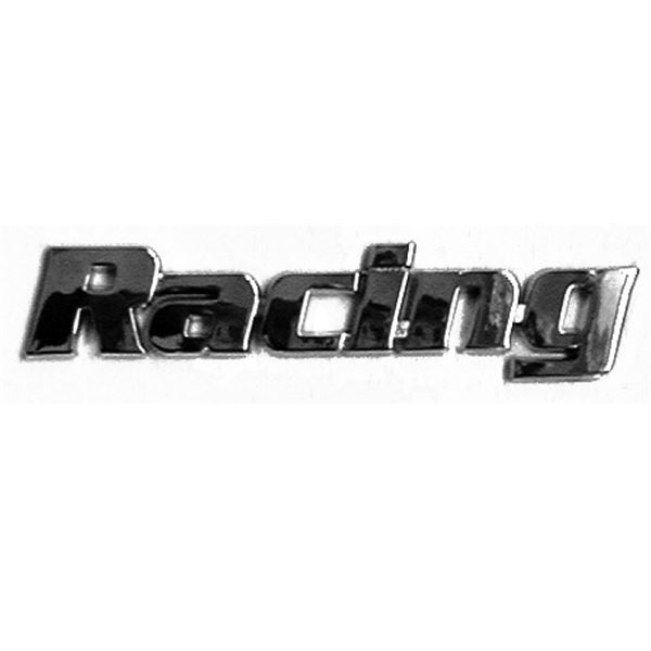 Adhésif Cadox emblème chromé Racing