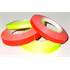 Sticker carrosserie filet fluo rouge 6 mm