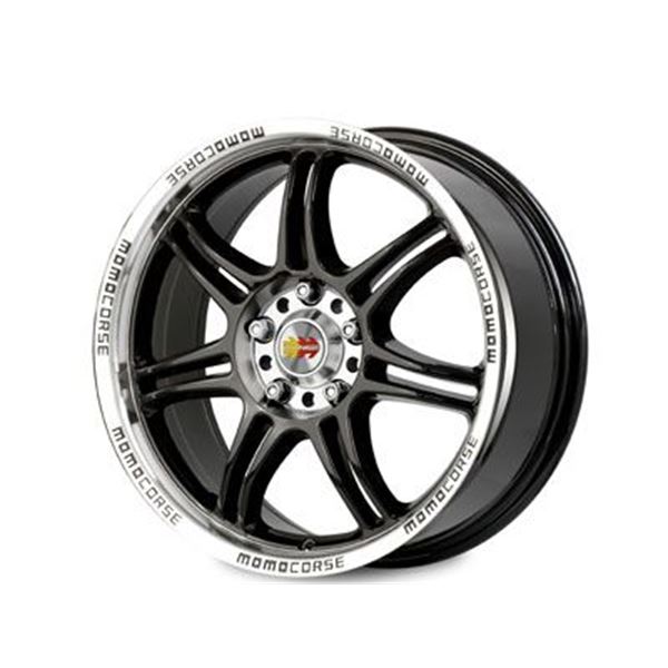 Jante Momo Corse Black 15 pouces 4 x 108 ET25